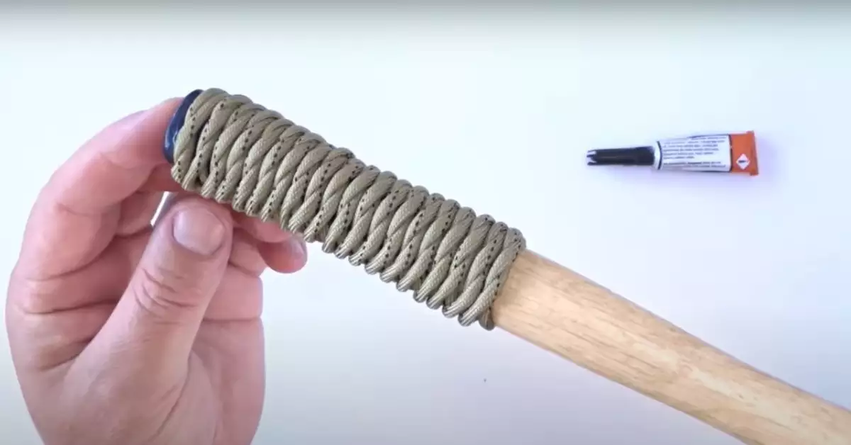 How To Wrap An Axe Handle With Paracord (4 Steps Process)